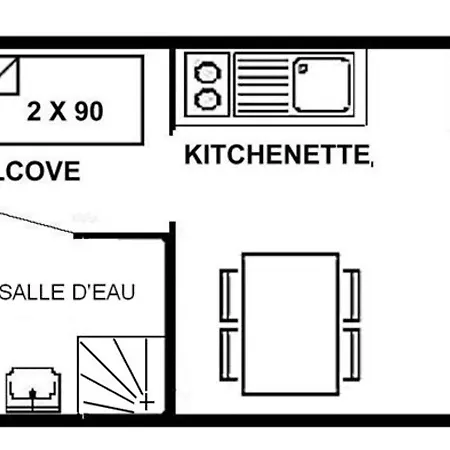 Apartment 4 Pers, Balcon, Centre Les Saisies - Fr-1-594-162